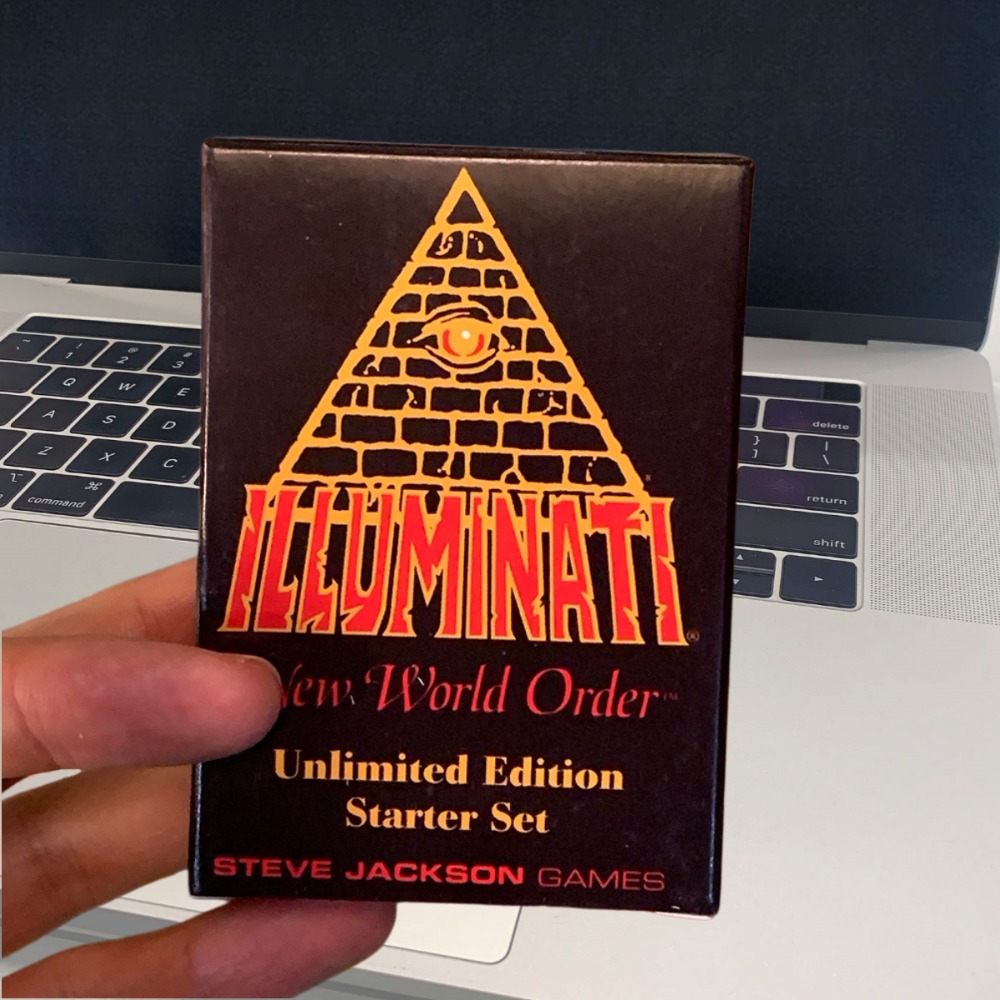 Party Games Console - Englische Version 110-teiliges Illuminati 1995 Edition