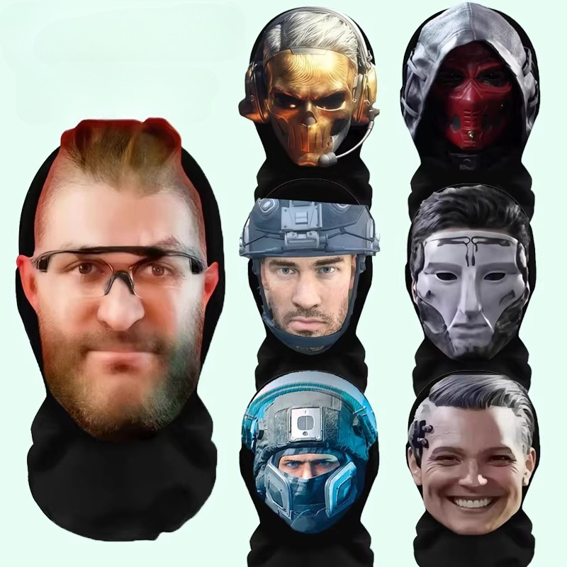 Party Games Stream - Atmungsaktive und waschbare Mesh-Kopfbedeckung für E-Sport-Spiele,