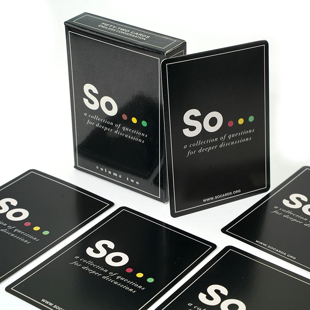 Party Games Questions For Adults - So Cards Conversation Starter – Hochwertiges,