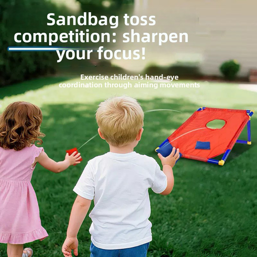 Cornhole Board Set - 1 Set Tragbares Cornhole-Set für Kinder