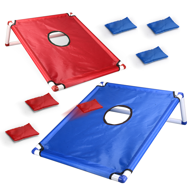 Cornhole Board Set - Kinderspielzeug Sitzsäcke Wurfspiel-Set Tragbares Cornhole-Set mit