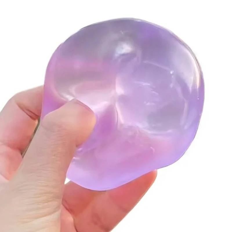 Party Games Adults Funny - Squishy Plastisches Mochi Fidget-Spielzeug Transparentes Kokosöl-Maltose-Quetschspielzeug
