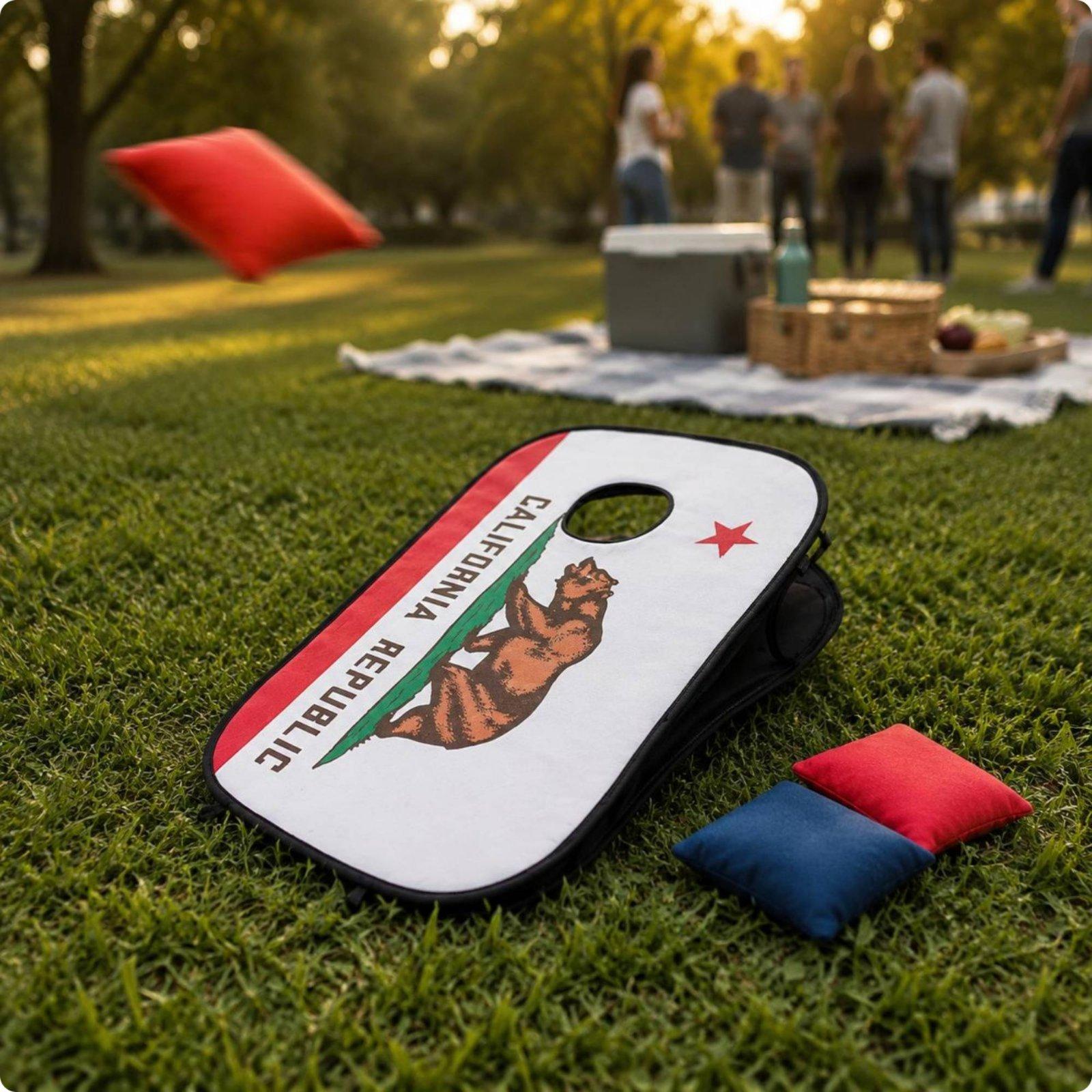 Cornhole Board Set - Cornhole-Board-Set für drinnen und draußen, faltbares