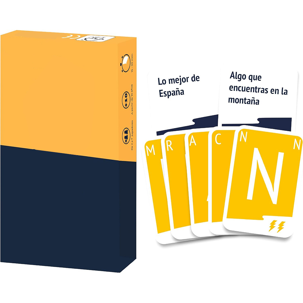 Party Games Console - Schnelles Wortkarten-Spiel Geschwindigkeits-Denkspiel Buchstaben-Zuordnungsspiel Familien-Brettspiel Schnelles