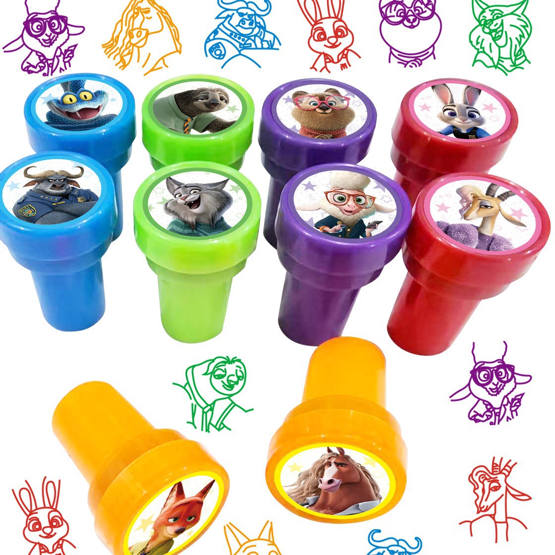10 Stück Zootopia Kinderstempe – Zootopia Party Games Bewertung und Preis