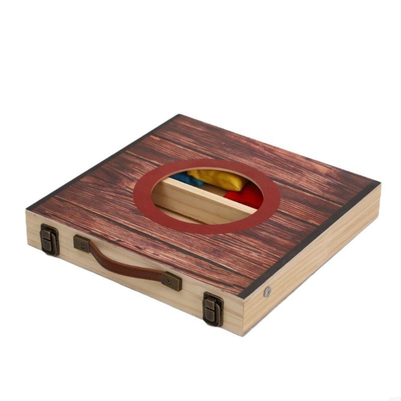 Tragbares Cornholes-Set mit 4  – Cornhole Board Set Bewertung und Preis