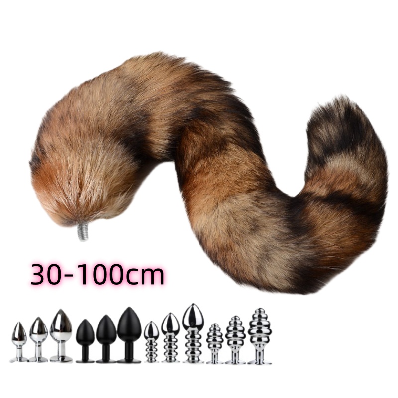 30–100 cm sexy echte Fuchsschw – Party Games Adults Funny Bewertung und Preis