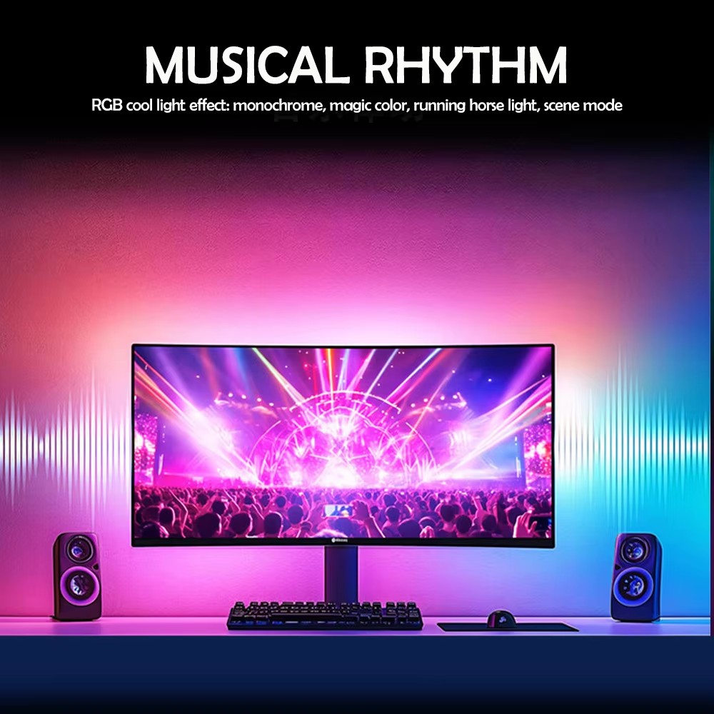 RGB Gaming-Lichtstreifen Monit – Party Games Pc Bewertung und Preis