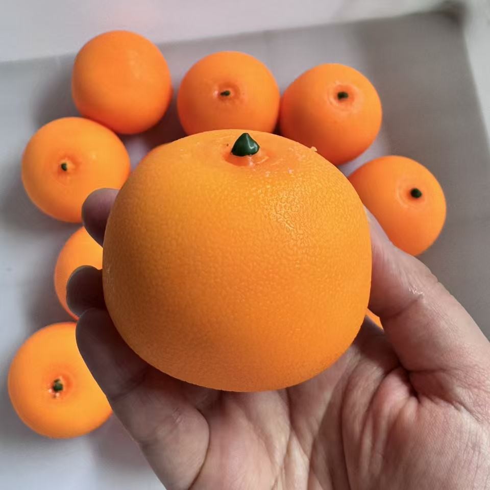 Simulierter Orangen-Stressball – Party Games Crazy Bewertung und Preis