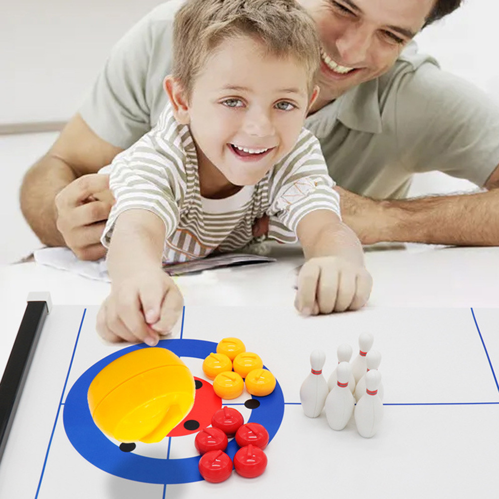 Neues Mini-Curling- und Bowlin – Party Games Console Bewertung und Preis