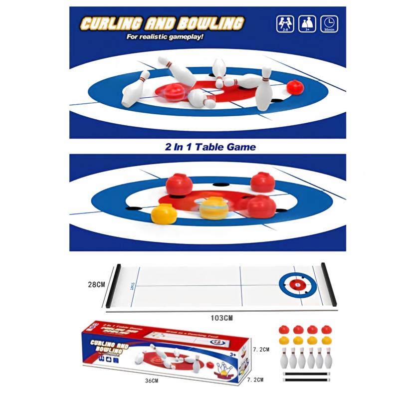 Neues Mini-Curling- und Bowlin – Party Games Console Bewertung und Preis