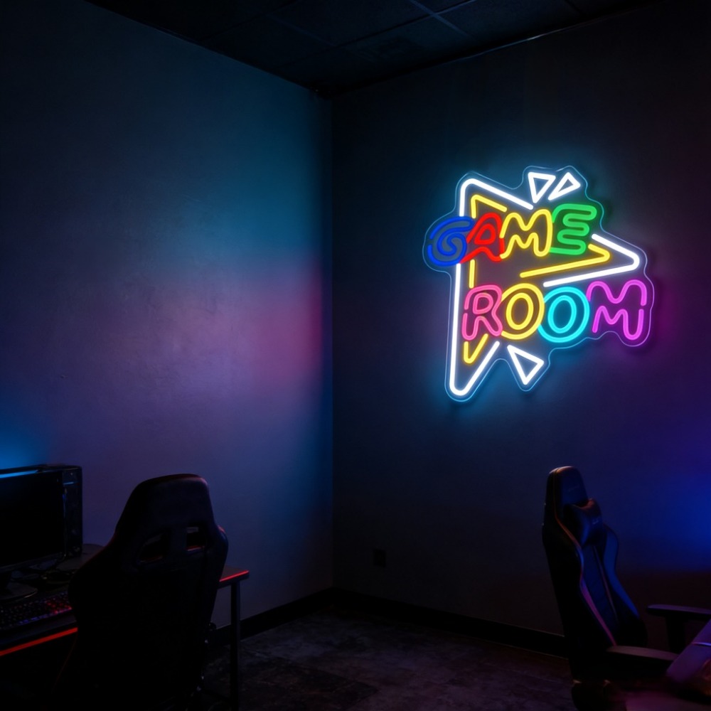 GAME ROOM LED-Neonschild Dimmb – Party Games Stream Bewertung und Preis