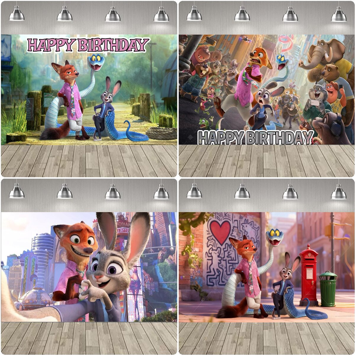 Cartoon Zootopia Party-Dekorat – Zootopia Party Games Bewertung und Preis