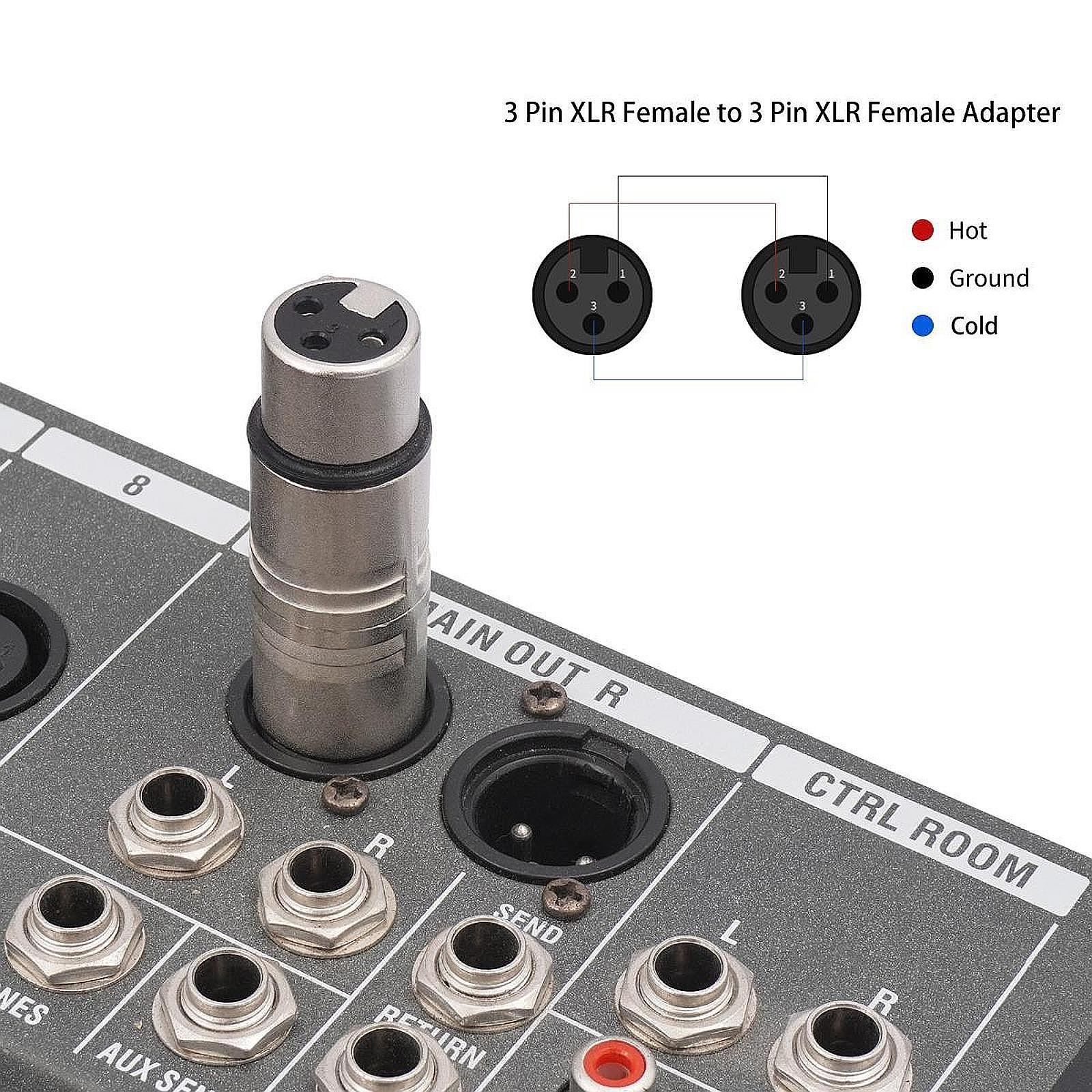 XLR Adapter Extension Coupler  – Party Games Stream Bewertung und Preis